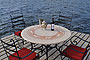 Villa Home & Garden Table: Italien red, Chair: Angelique 