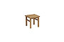 Montreal Hocker - Teak